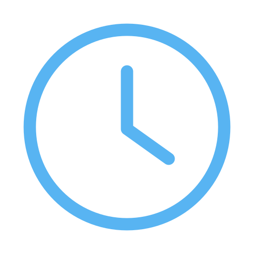 Clock icon for reactive maintenance